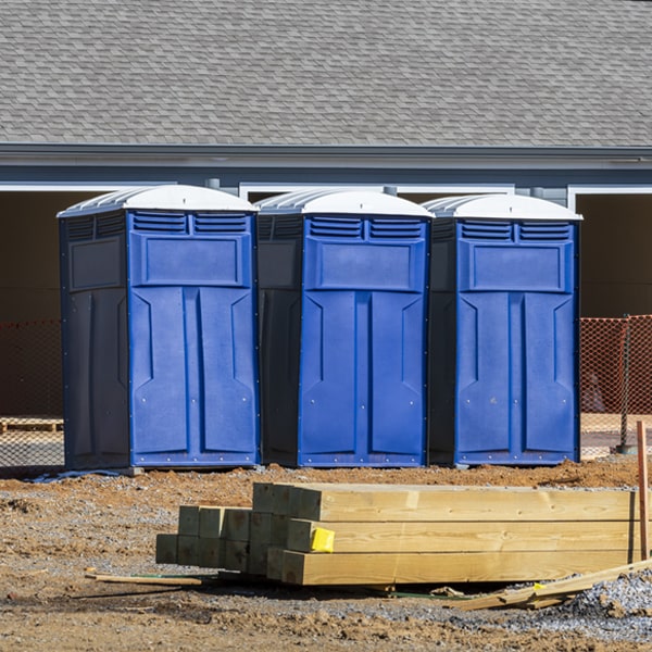 what is the cost difference between standard and deluxe portable toilet rentals in Cinnaminson New Jersey